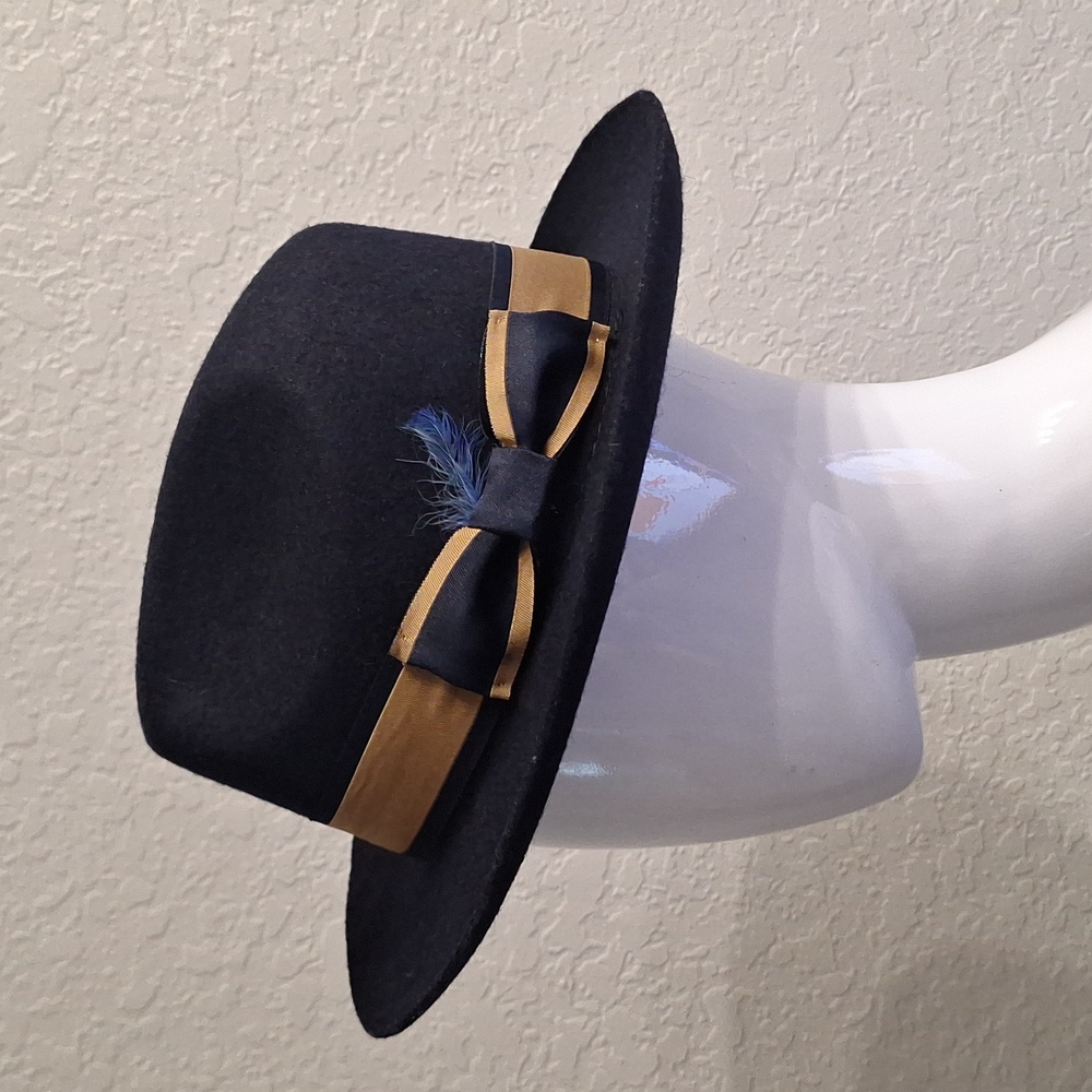 Journey Blue Wool Fedora